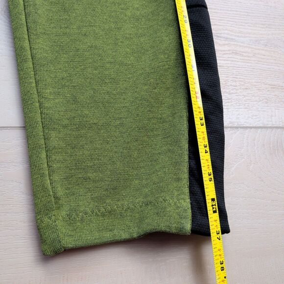Adidas Basketball Club Pants Mens Large Green Knit Sweatpants Snap Ankle - Picture 14 of 16